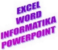 EXCEL, INFORMATIKA, WORD, POWERPOINT, PYTHON, INKSCAPE