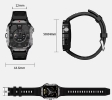 Laxasfit H11 pametan sat  G Shock  sa velikim ekranom od 2.0